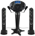 Singing Machine ISM1030BT All-In-One Karaoke Machine with Christmas Pack & 2 Mics
