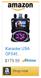 Karaoke USA GF845 Complete Karaoke System with 2 Microphones