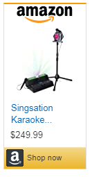 Singsation Main Stage Karaoke Machine
